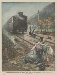 Avventura tragicomica, due sposi in viaggio nuziale si gettano da un treno in corsa